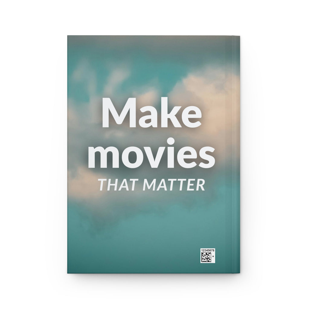 Ethos Heavenly Hardcover Journal — "Make Movies that Matter" Motivational Hardback Notebook