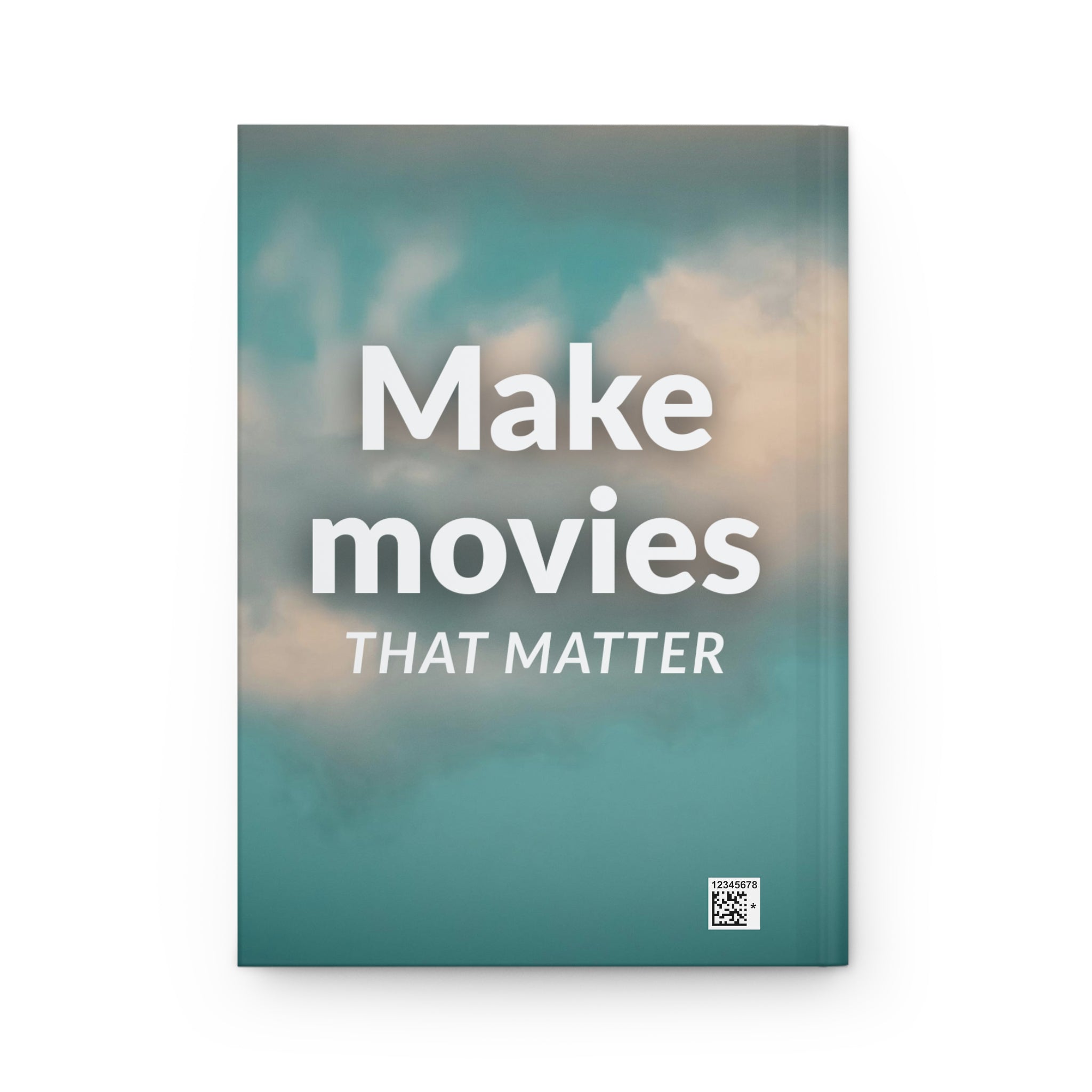 Ethos Heavenly Hardcover Journal — "Make Movies that Matter" Motivational Hardback Notebook
