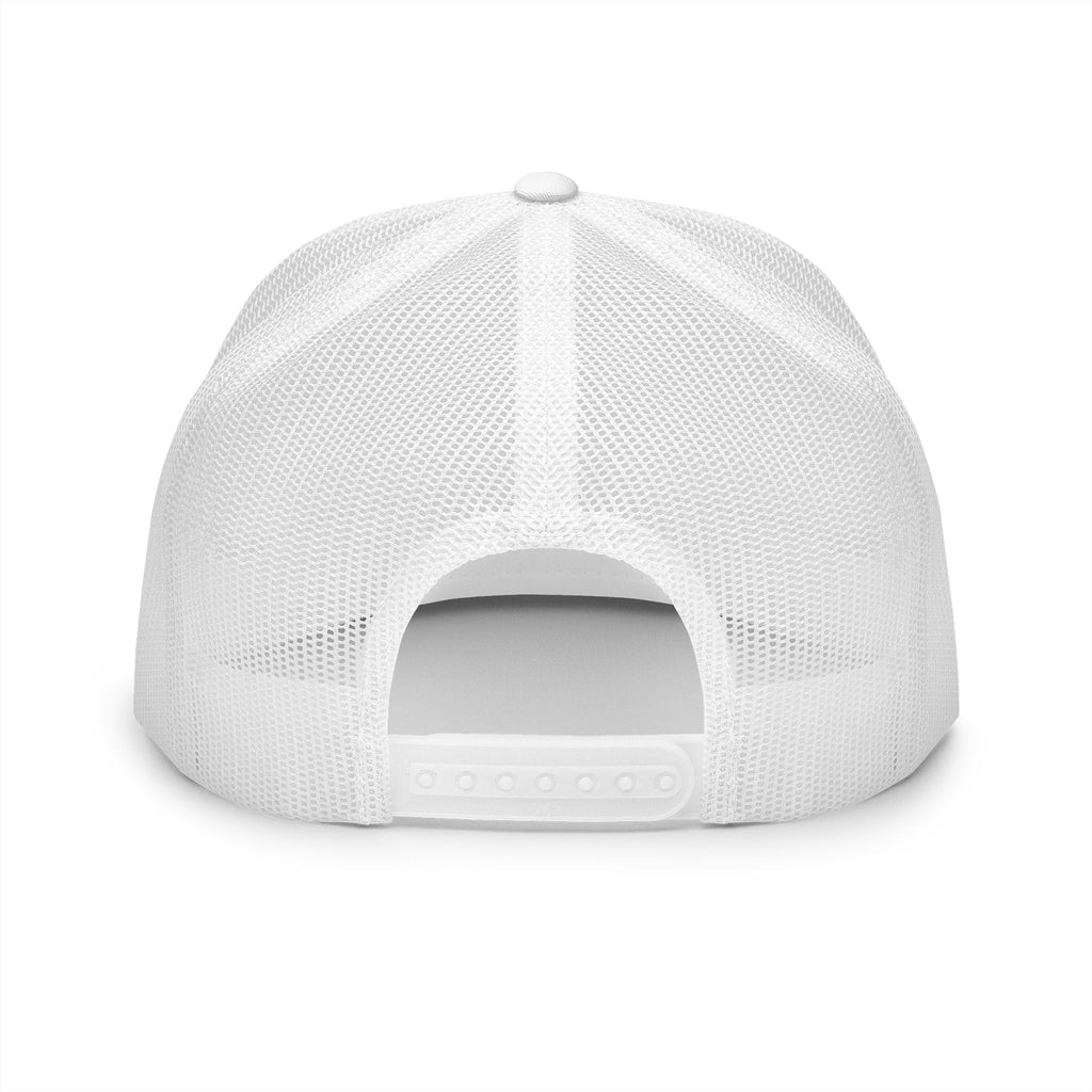 Ethos Kids Astronaut Trucker Cap — White 5-Panel Mesh Hat